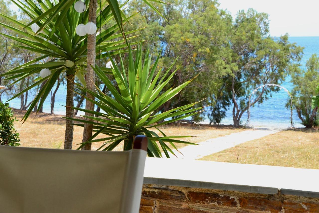Beach House Set In A Beautiful Bay Karystos  Ngoại thất bức ảnh