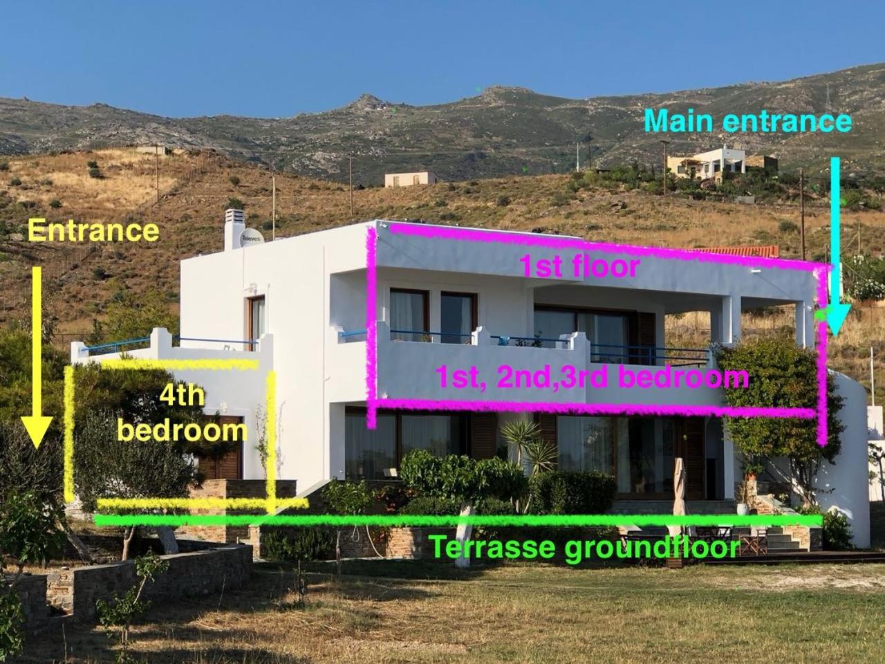 Beach House Set In A Beautiful Bay Karystos  Ngoại thất bức ảnh